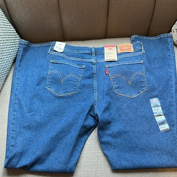 NWT Levi's® Classic Straight Leg Mid Rise Stretch Denim Jeans - Size 29x32 - Picture 3 of 7